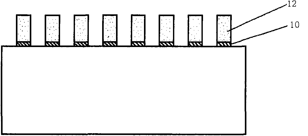 Method for manufacturing front side grid line electrode of solar battery