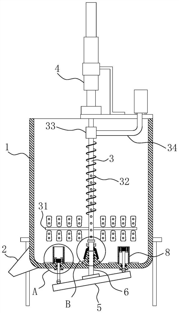 Pink pigment with high temperature resistance and preparation method thereof