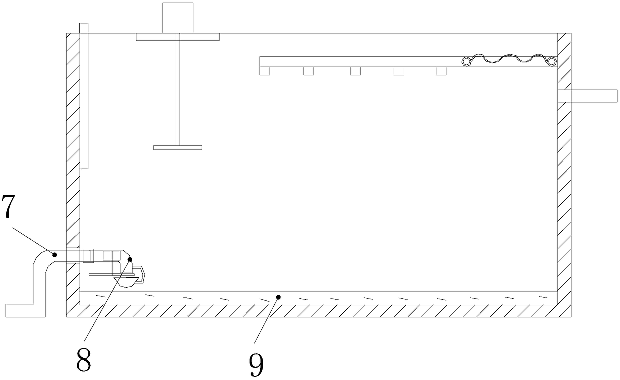 Greenhouse culture device for improving growth rate according to living habits of loach