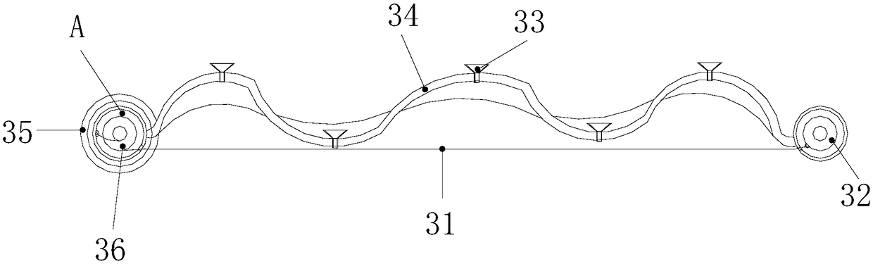 Greenhouse culture device for improving growth rate according to living habits of loach