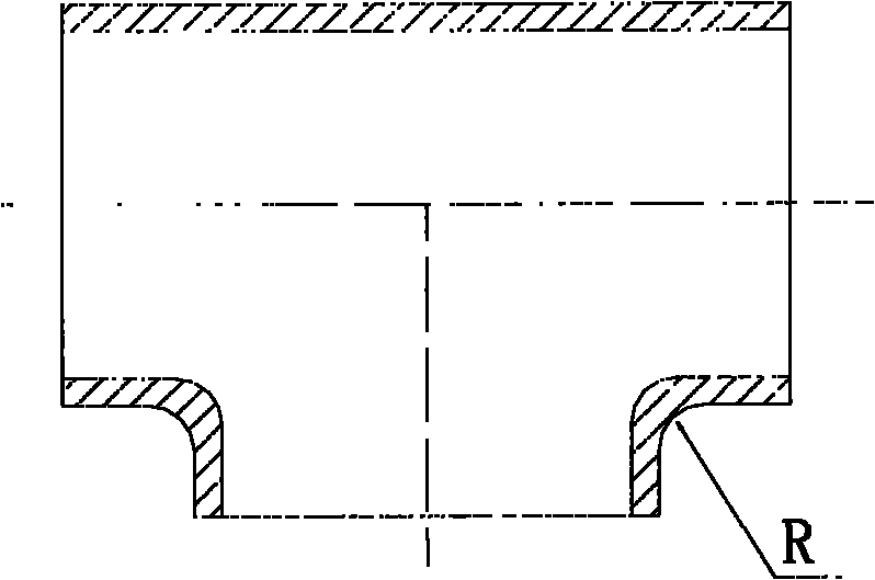 Method for expanding titanium T-shaped pipe