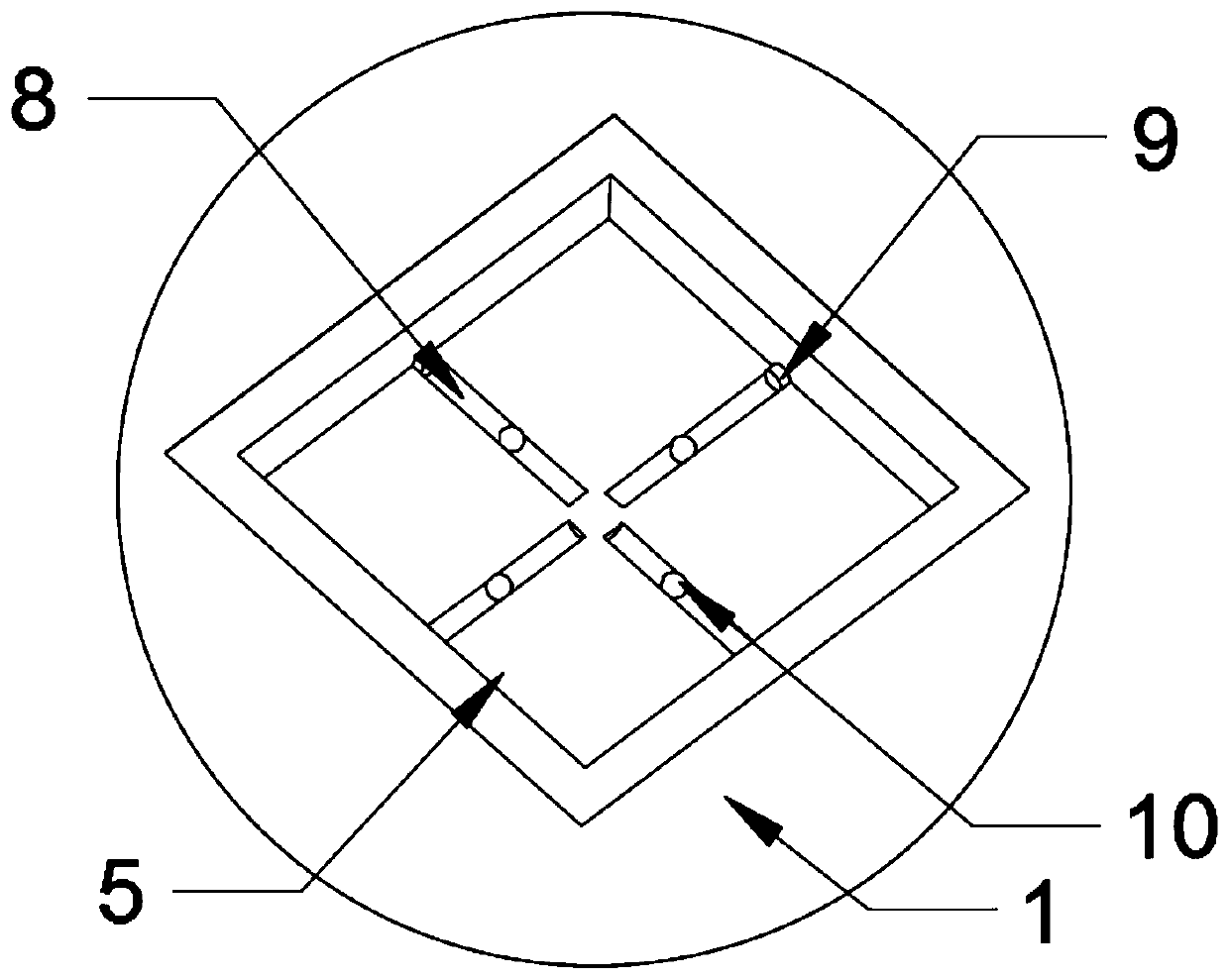 Industrial automatic horizontal base