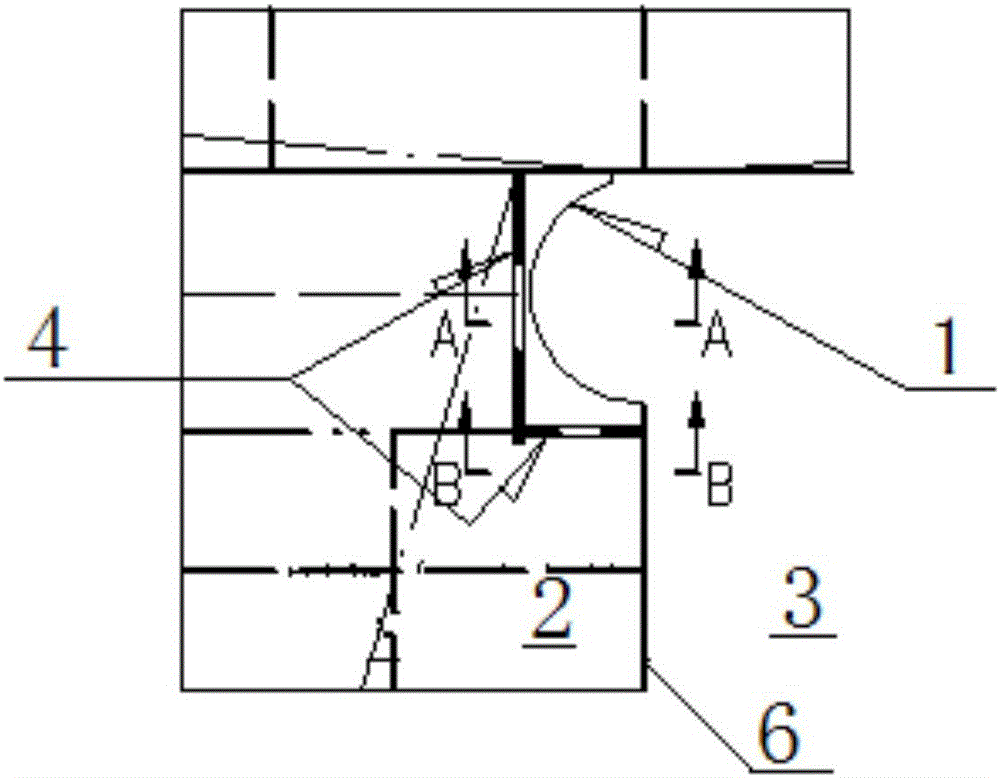 Ship hatch negative corner packaging structure