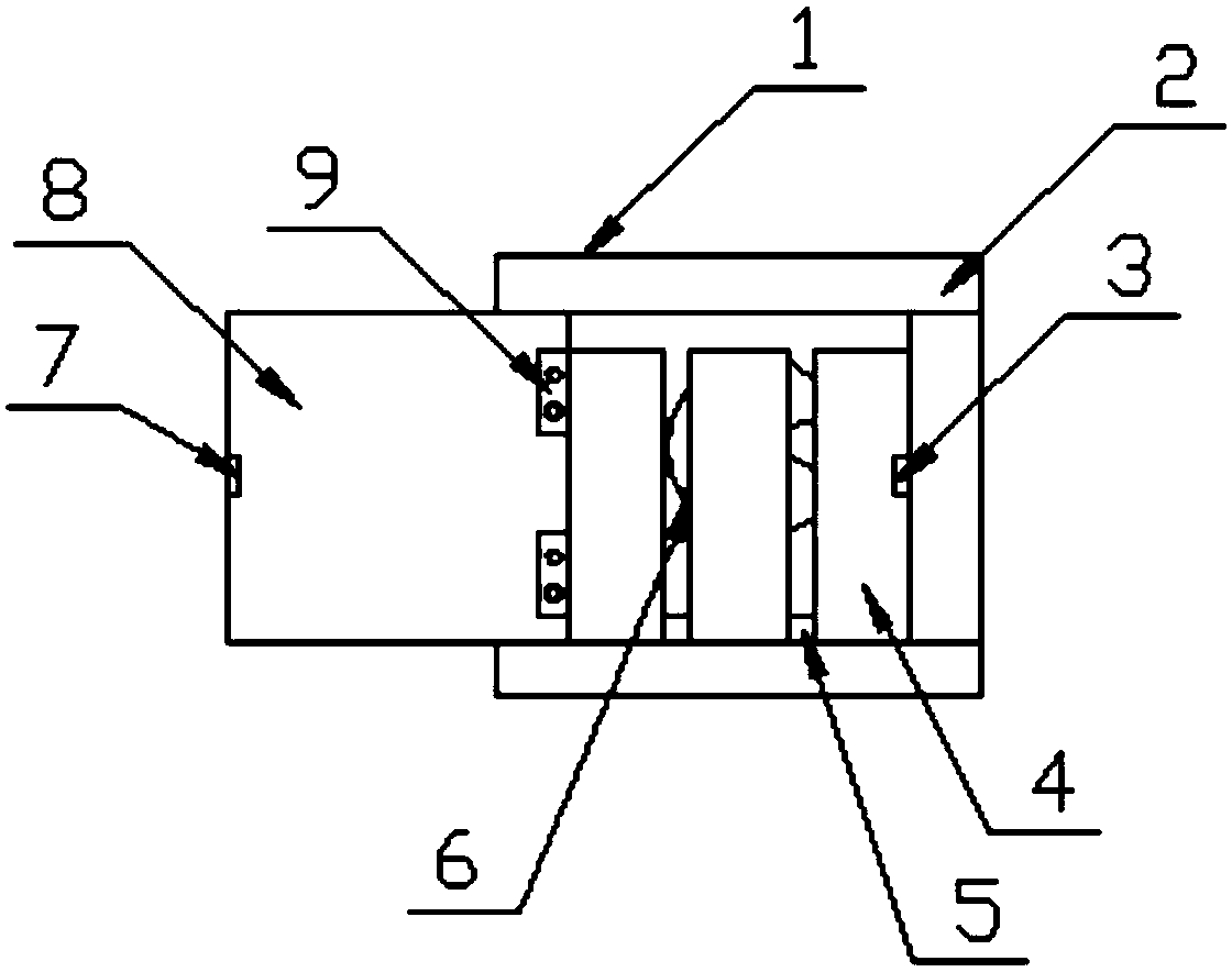 Control box for building