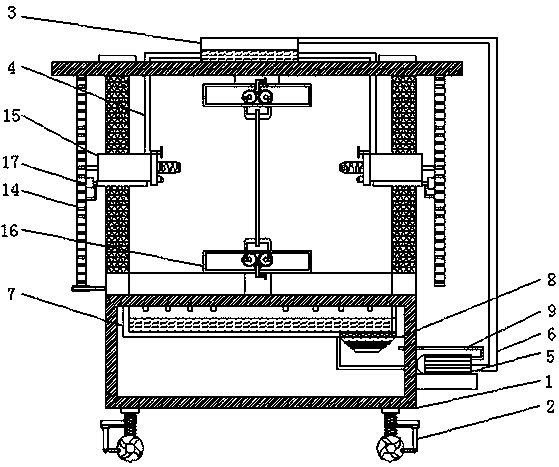 Drilling machine for machining bridge-cutoff aluminum alloy doors and windows