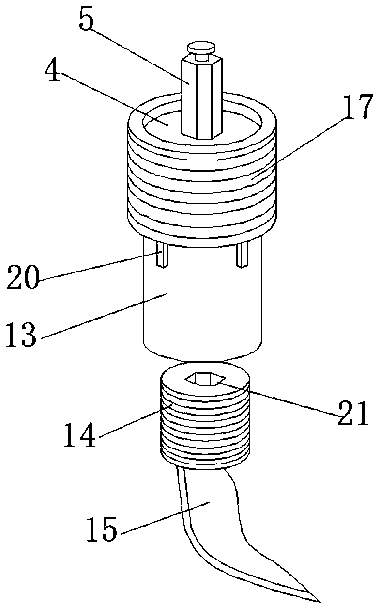 Agricultural production sweet potato planting soil loosening device