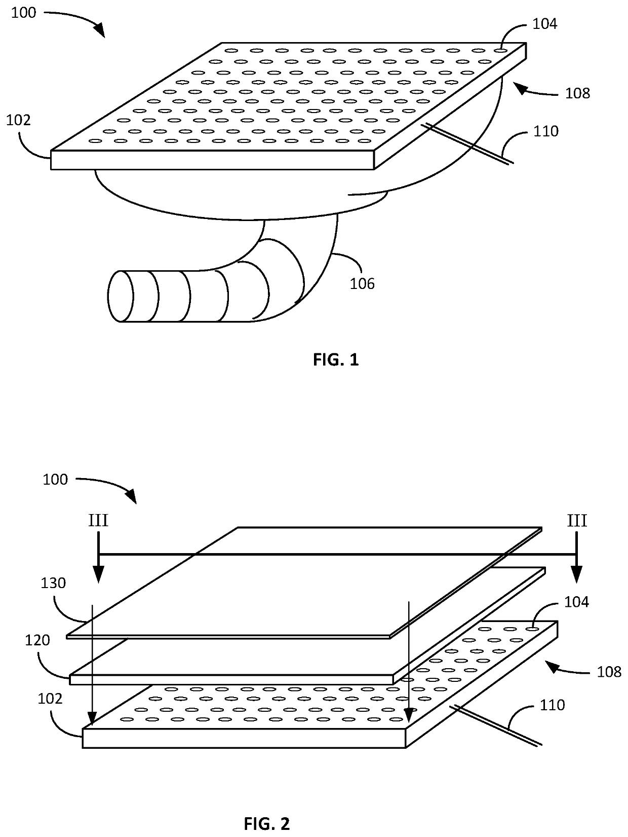 Vacuum bed with base member for three-dimensional printing