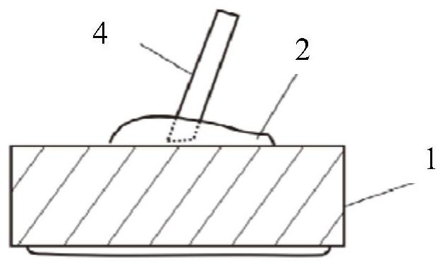 Zinc oxide piezoresistive element with solder alloy layer electrode and preparation method thereof