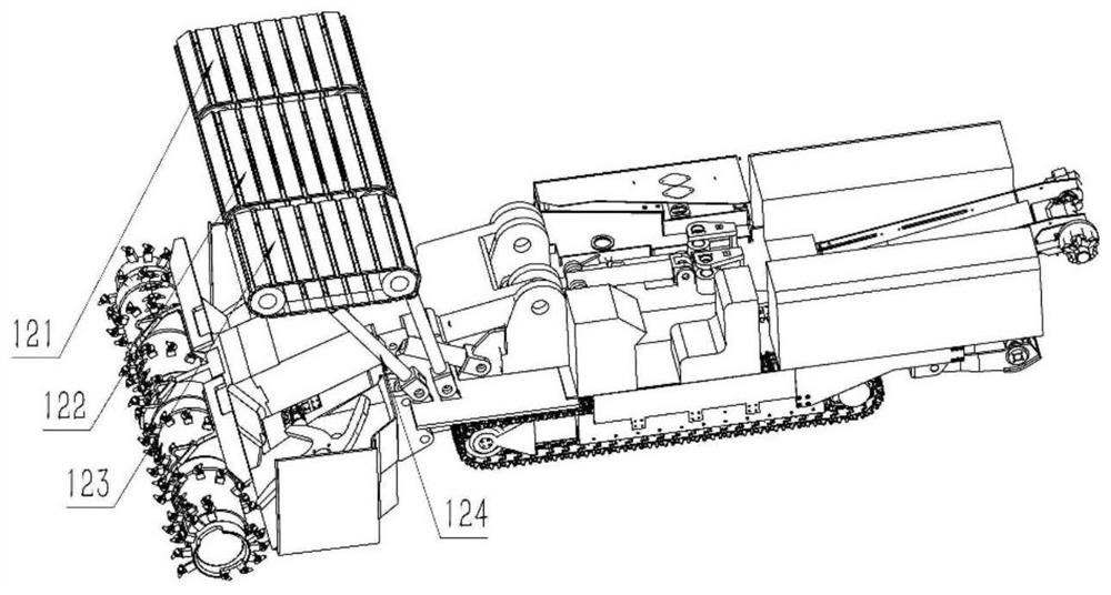 A gantry type anchor digging robot system