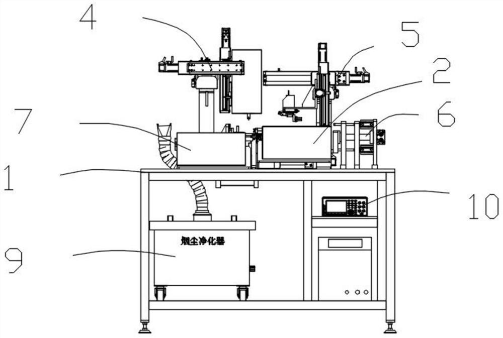 A kind of welding equipment for producing electric ignition head bracket