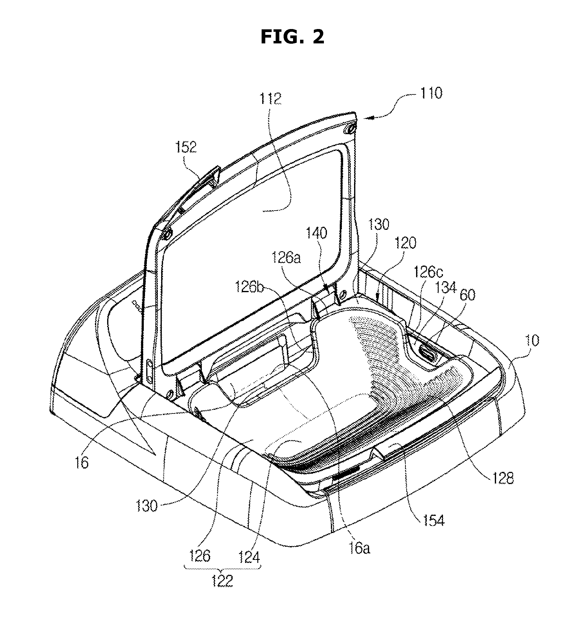 Washing machine and washing water supply device