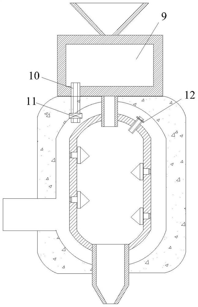 Energy-saving and environment-friendly biomass fuel pyrolysis device