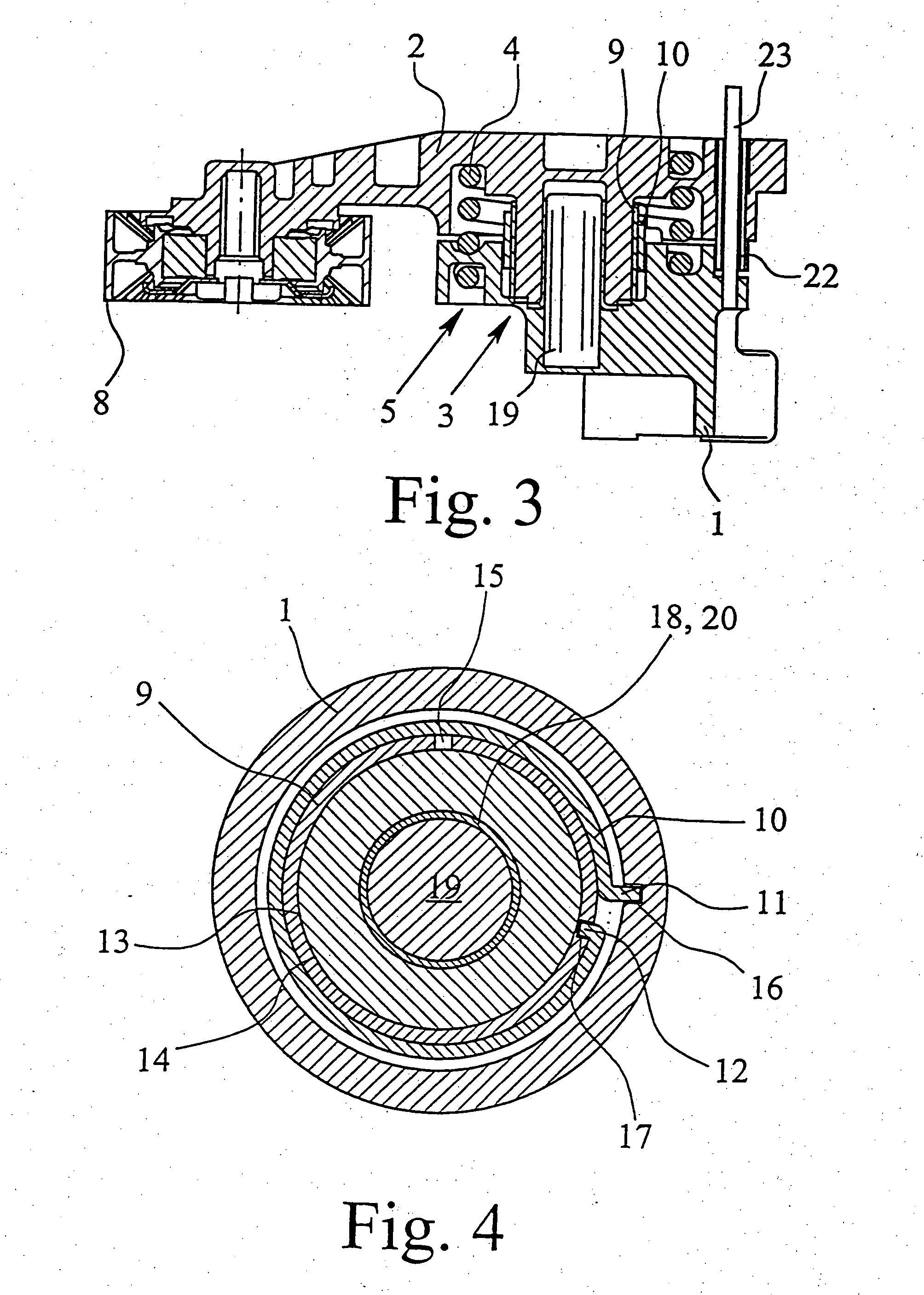 Belt tensioning device