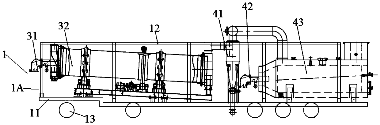 Vehicle-mounted ex-situ direct thermal desorption system and application method thereof