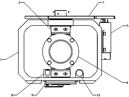 Vehicle-mounted photoelectric equipment dual-field-of-view rotation switching varifocal mechanism