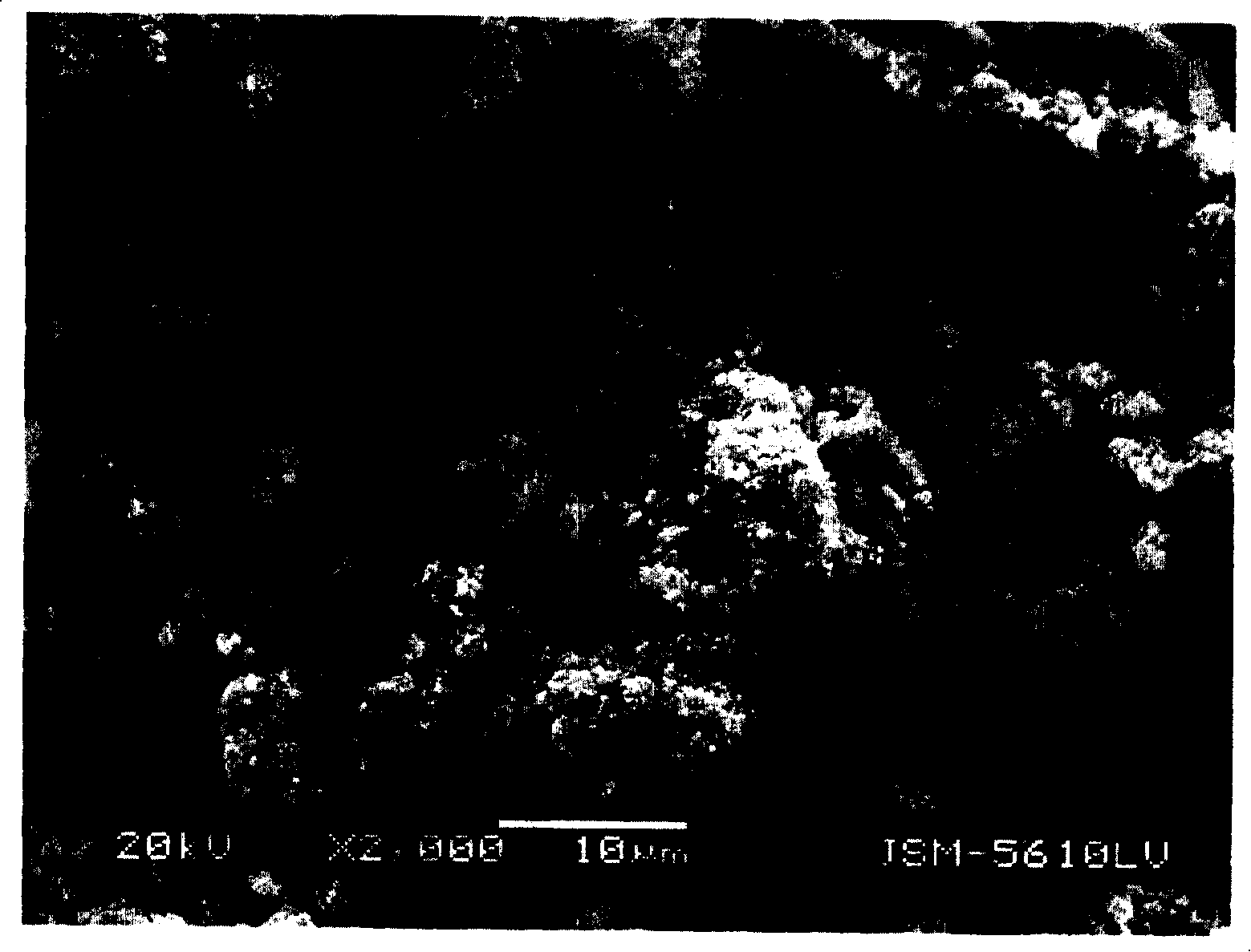 Preparation method for lithium ion secondary battery positive pole active substance lithium iron phosphate