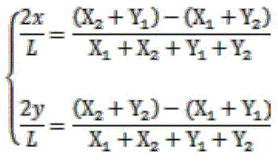 A target track space reference device and its adjustment method