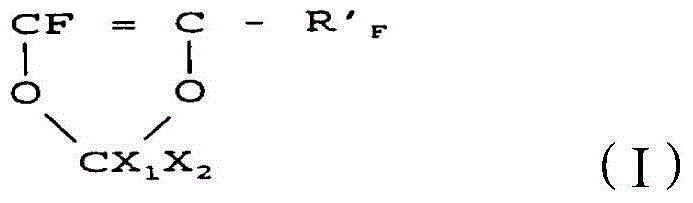 Perfluor dioxole-modified fluorine-containing polymer