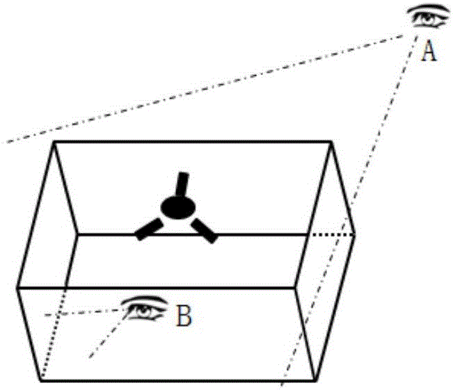 Three-dimensional model drawing system and method for reducing short-range object shading