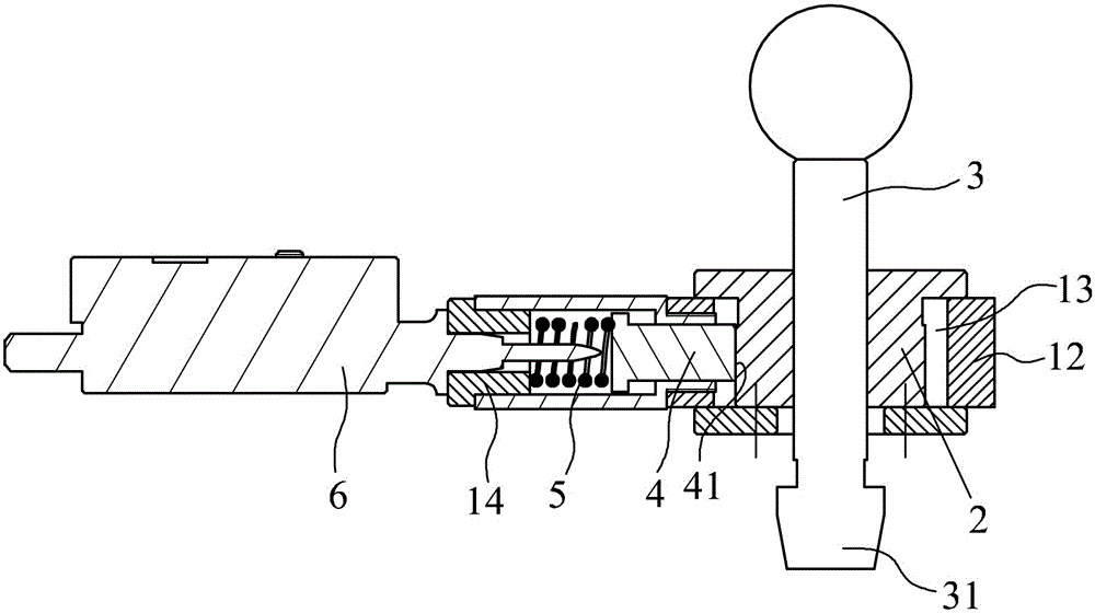 Hole position measuring device