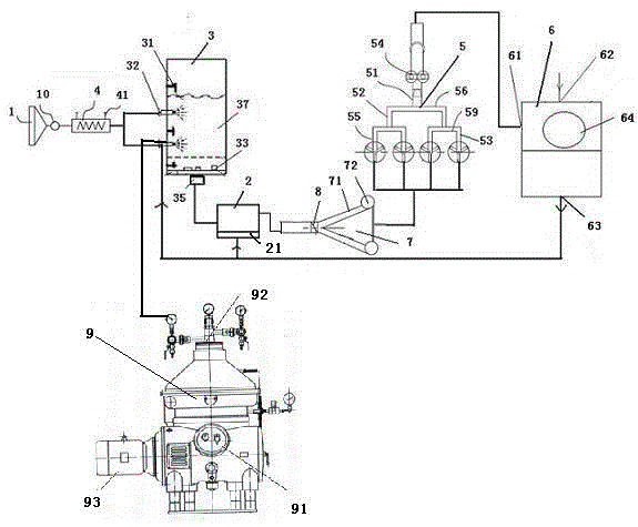 Pig blood globulin powder preparation device