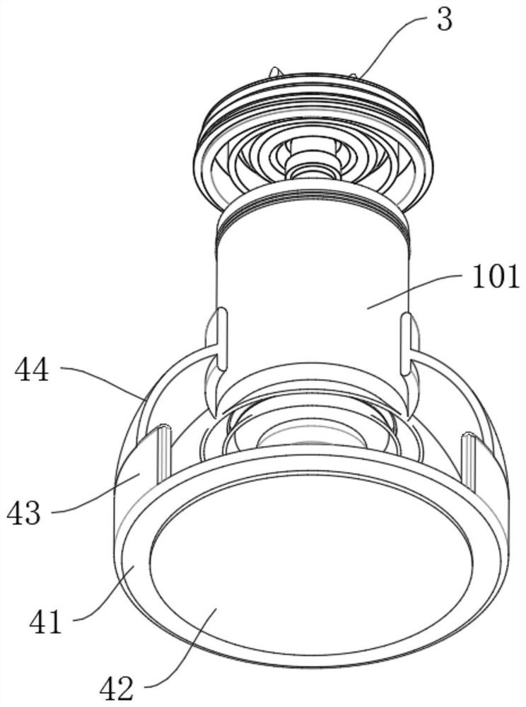 A crushing device for preparing Chinese medicinal materials