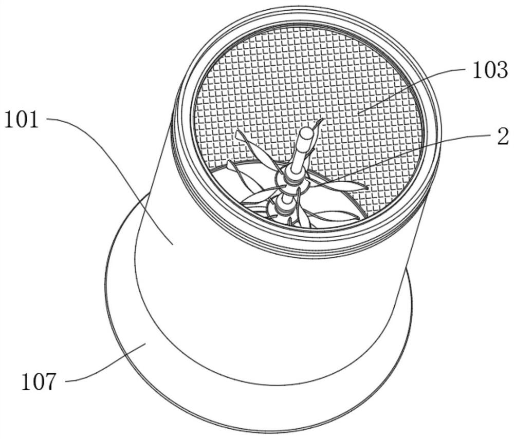 A crushing device for preparing Chinese medicinal materials