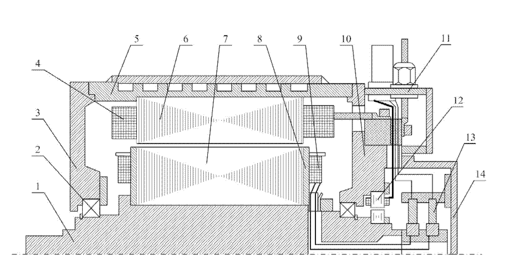 Magnetized salient pole type mixed excitation synchronous motor