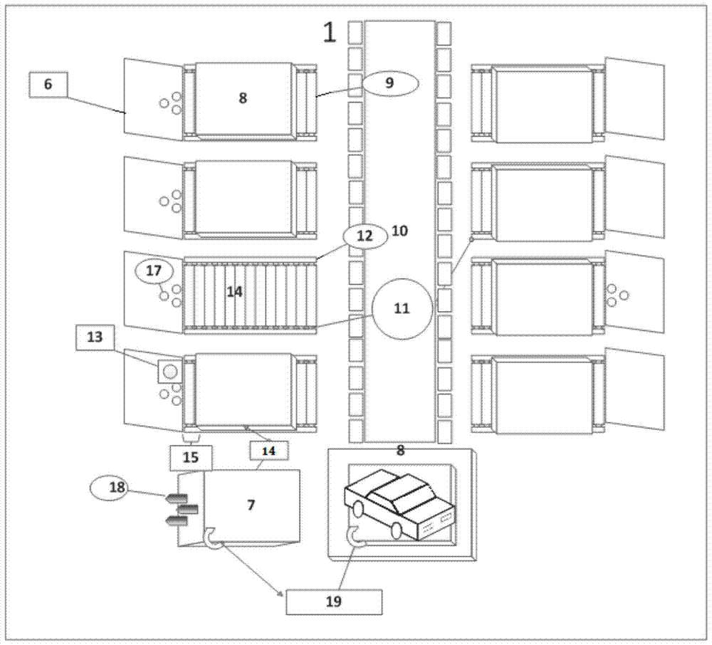 An intelligent charging three-dimensional garage and its use method