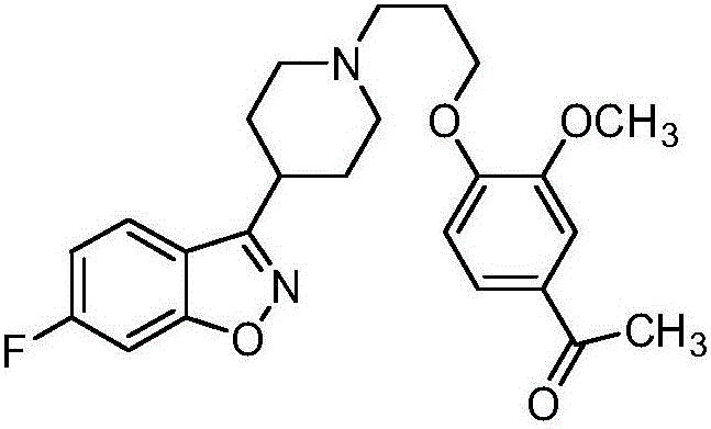 Preparation method of iloperidone intermediate