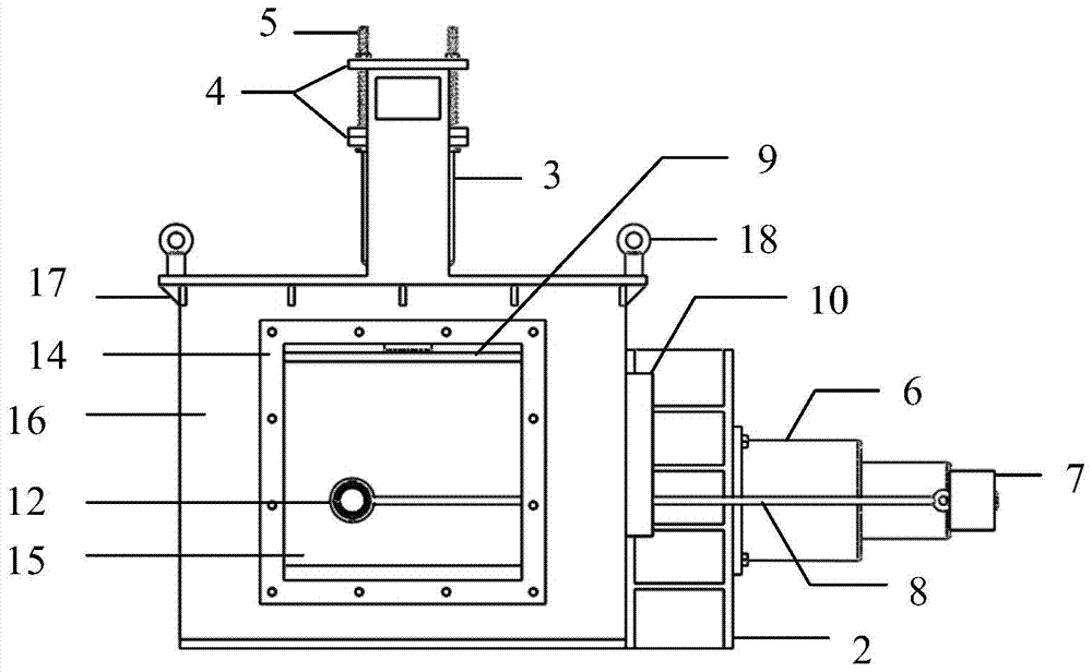 Self-balancing buried pipeline and soil interaction test device