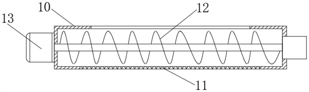 Chemical acid liquor eroded soil acid treatment device