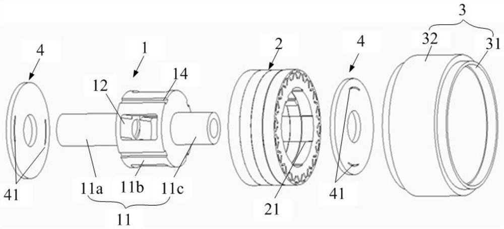 Rotor assembly, motor and vehicle