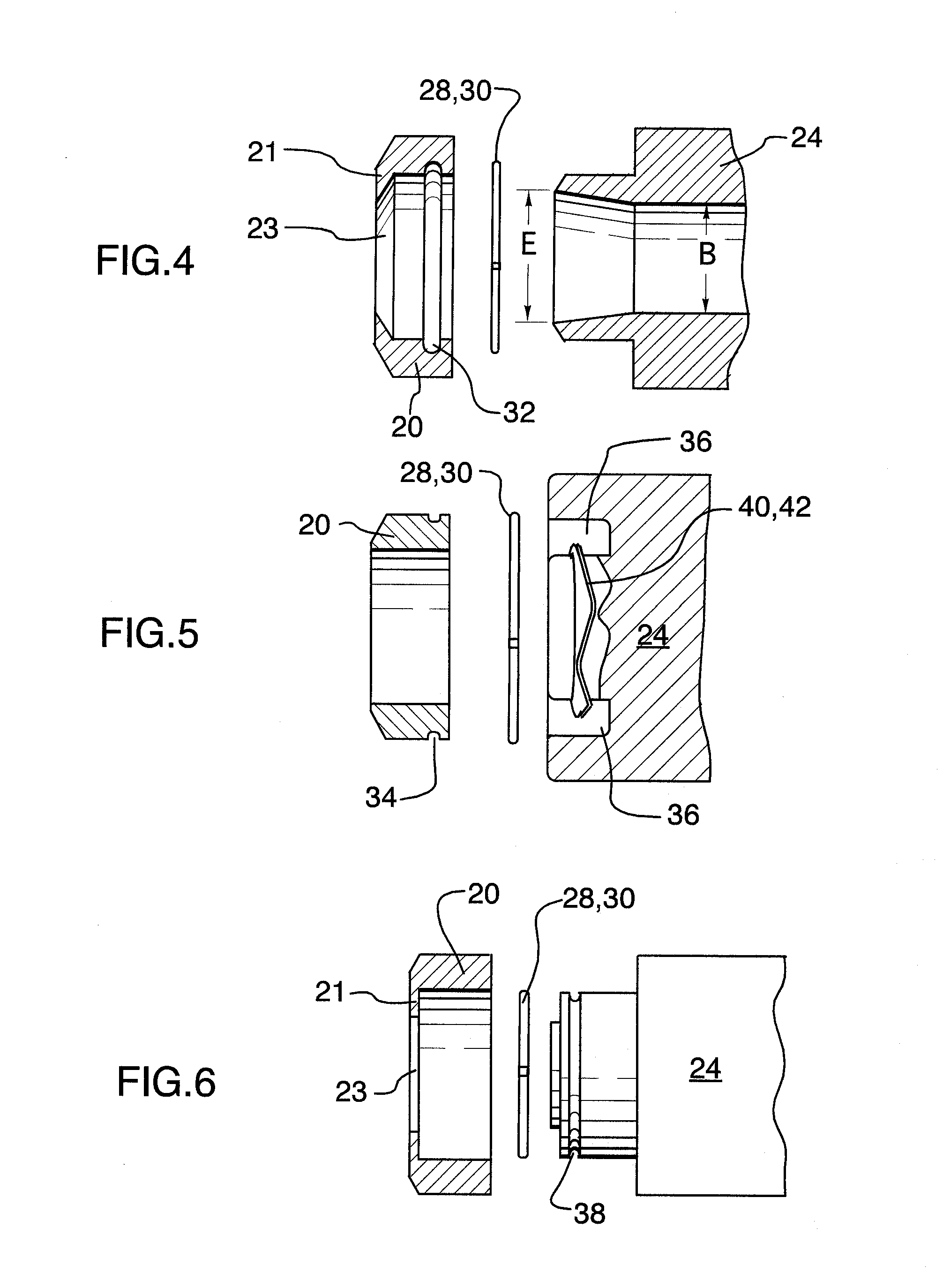 Gap seal for gun