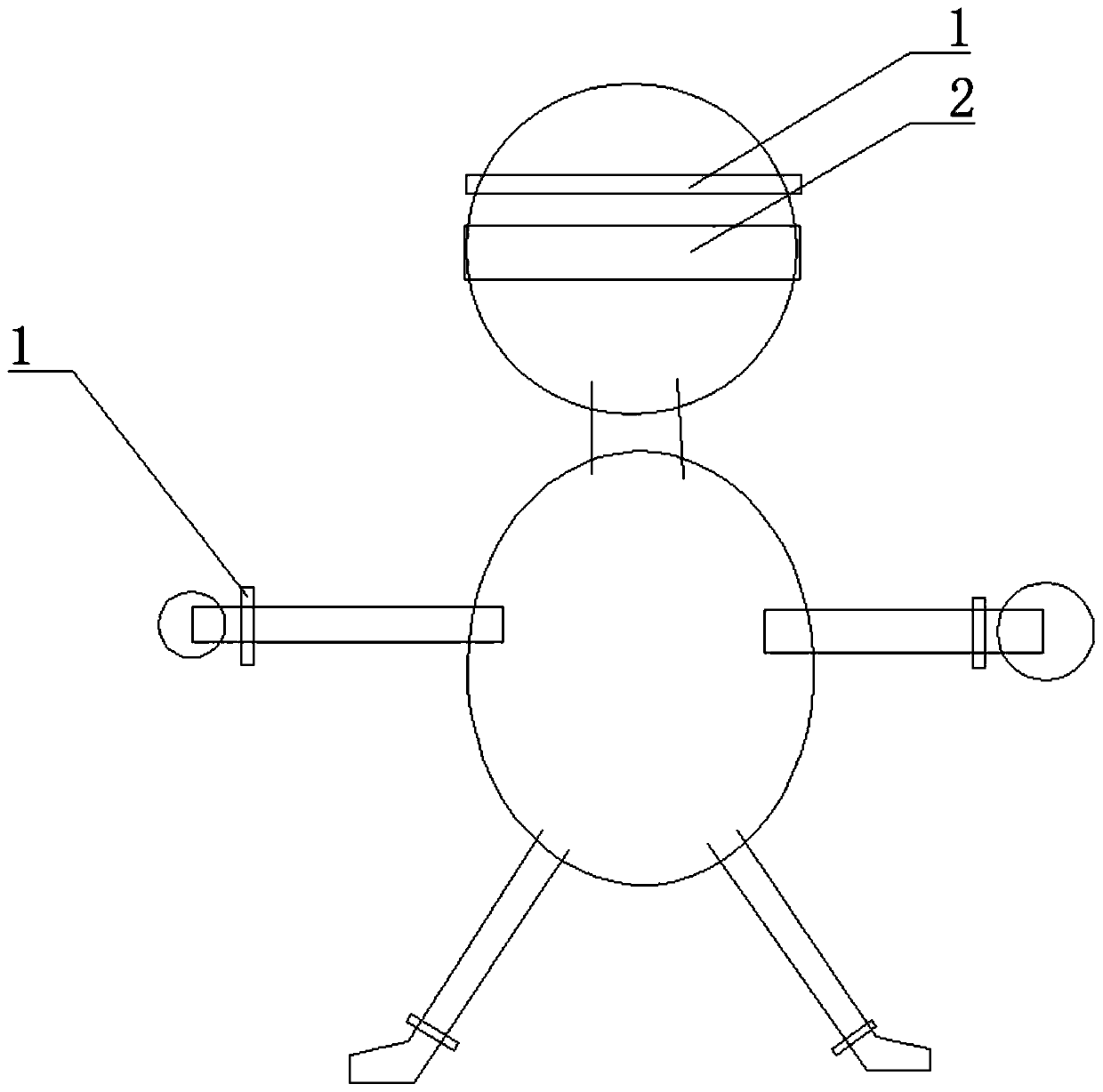 Fitness ring using method based on internet-of-thing technology