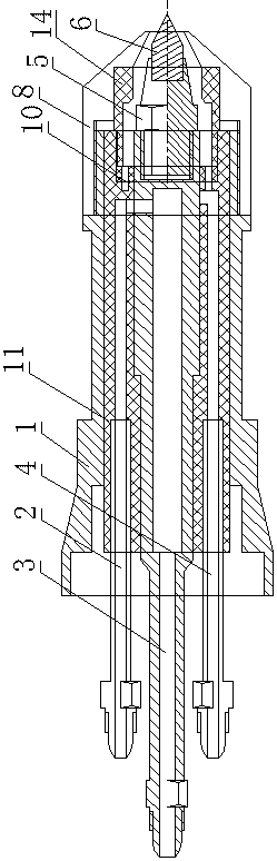 Argon arc welding torch and device with the same