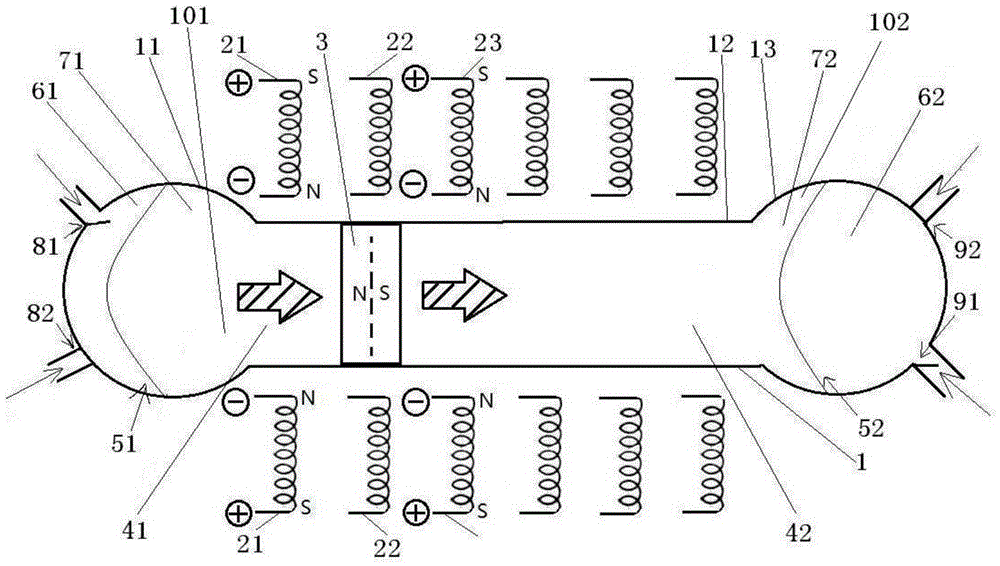 Non-contact Electromagnetic Coupling Cylindrical Liquid Pump System