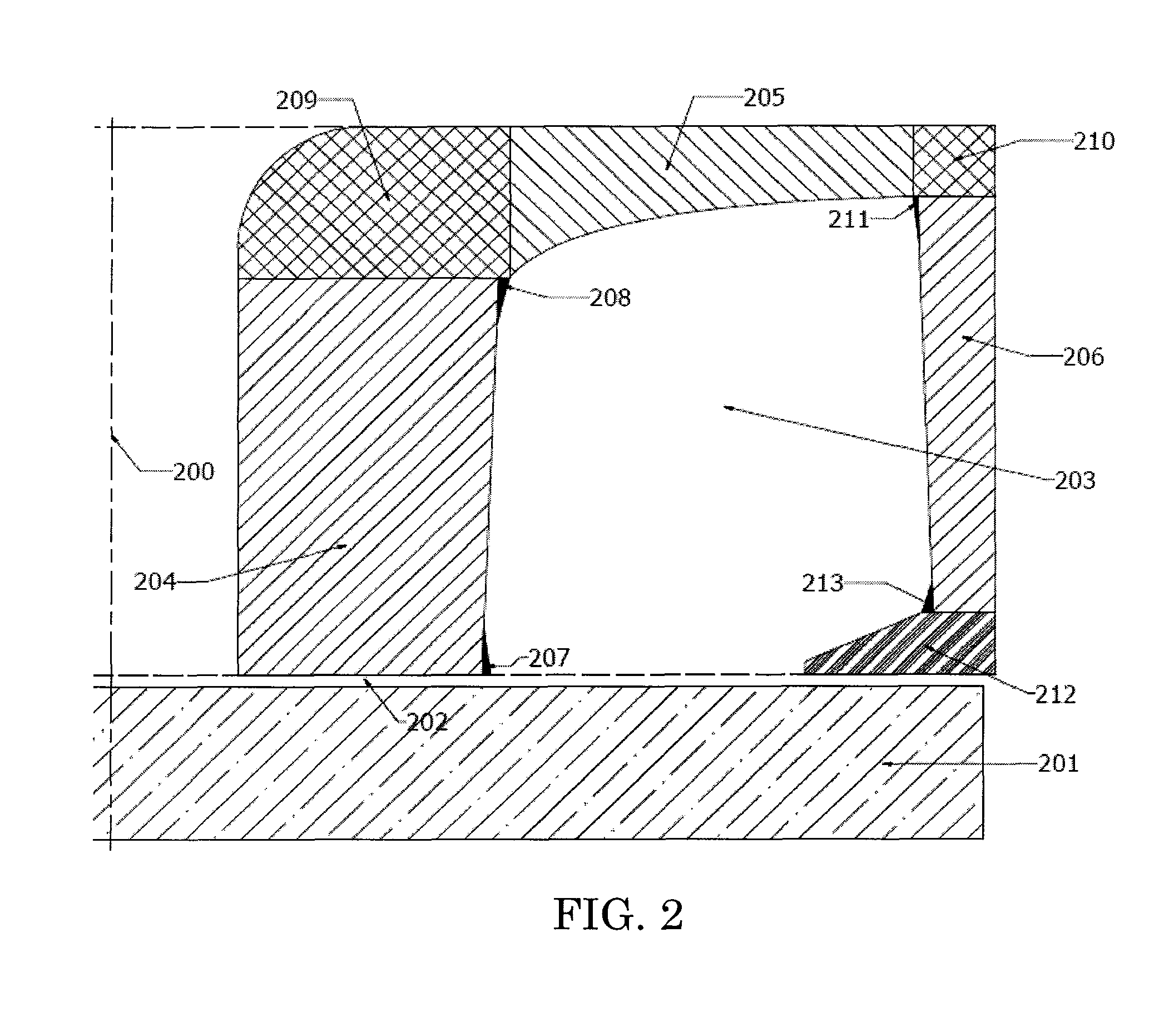 High specific force capacity thrust magnetic bearing and method of making