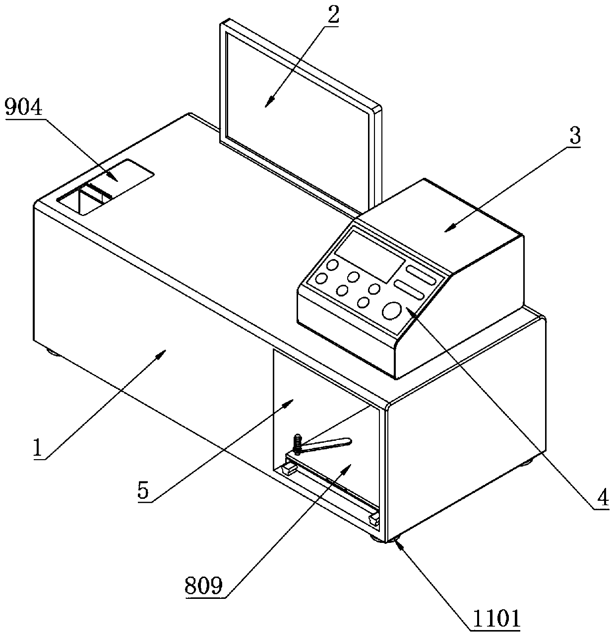 Digital holographic microscopic imaging equipment for irregular precision parts