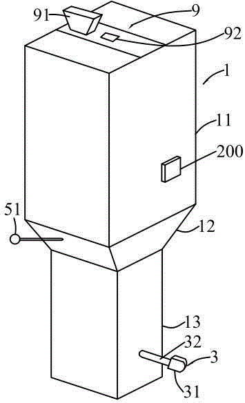 Automatic tobacco waste treating device