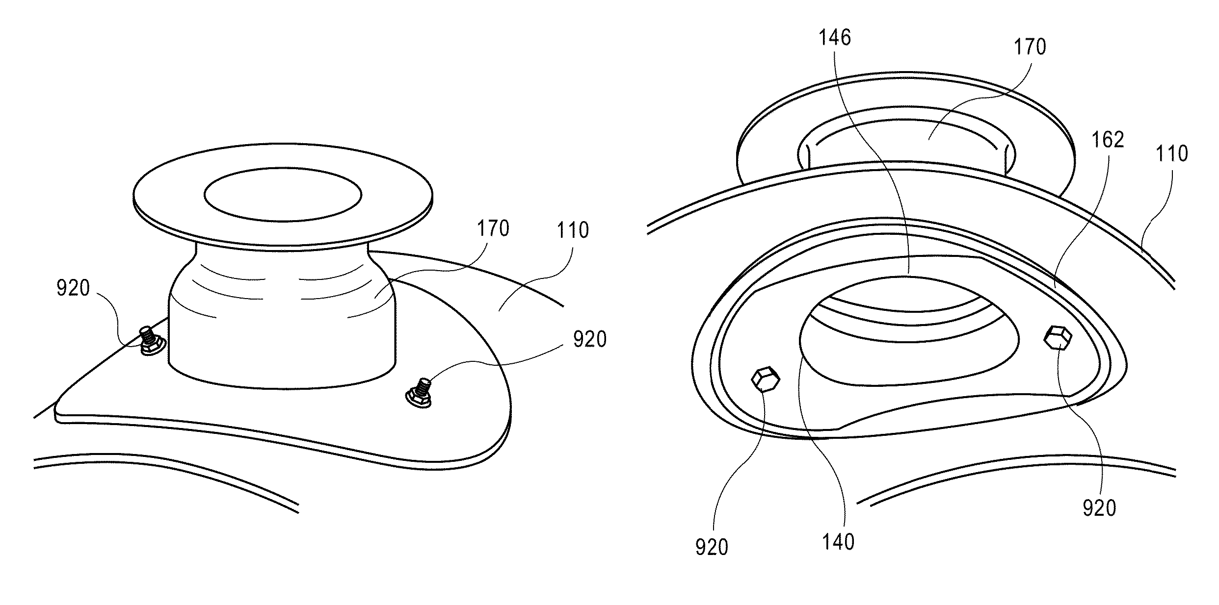 Saddle tap connection and installation device