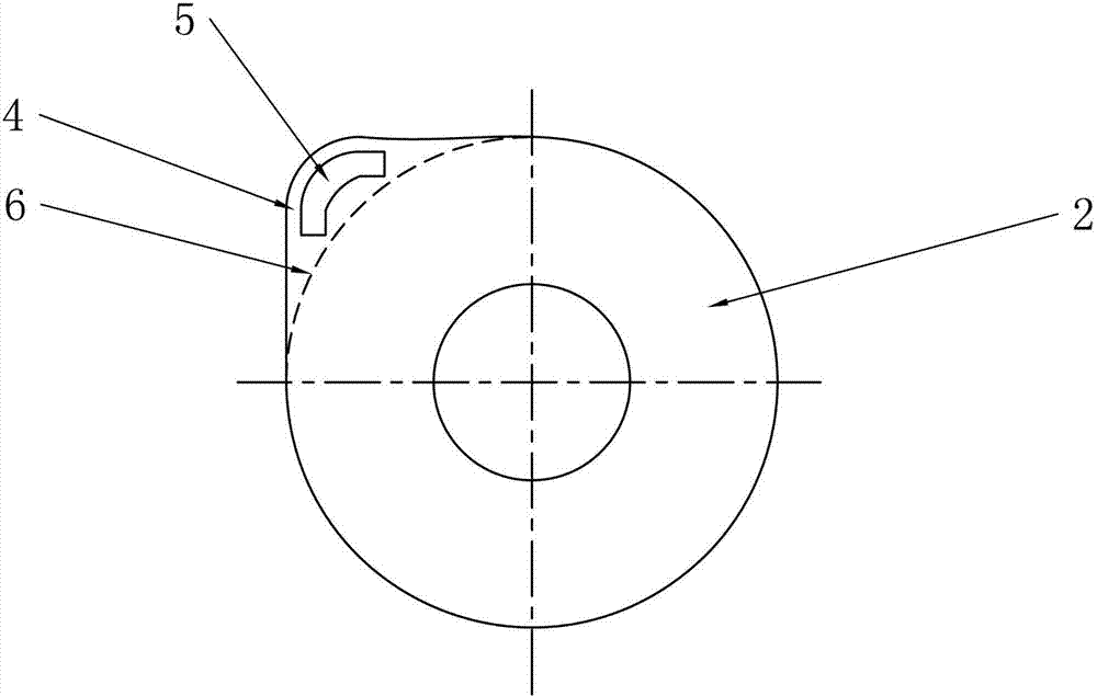 Bobbin with lifting handle