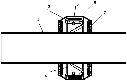 Monitoring device and system for security of plastic pipeline