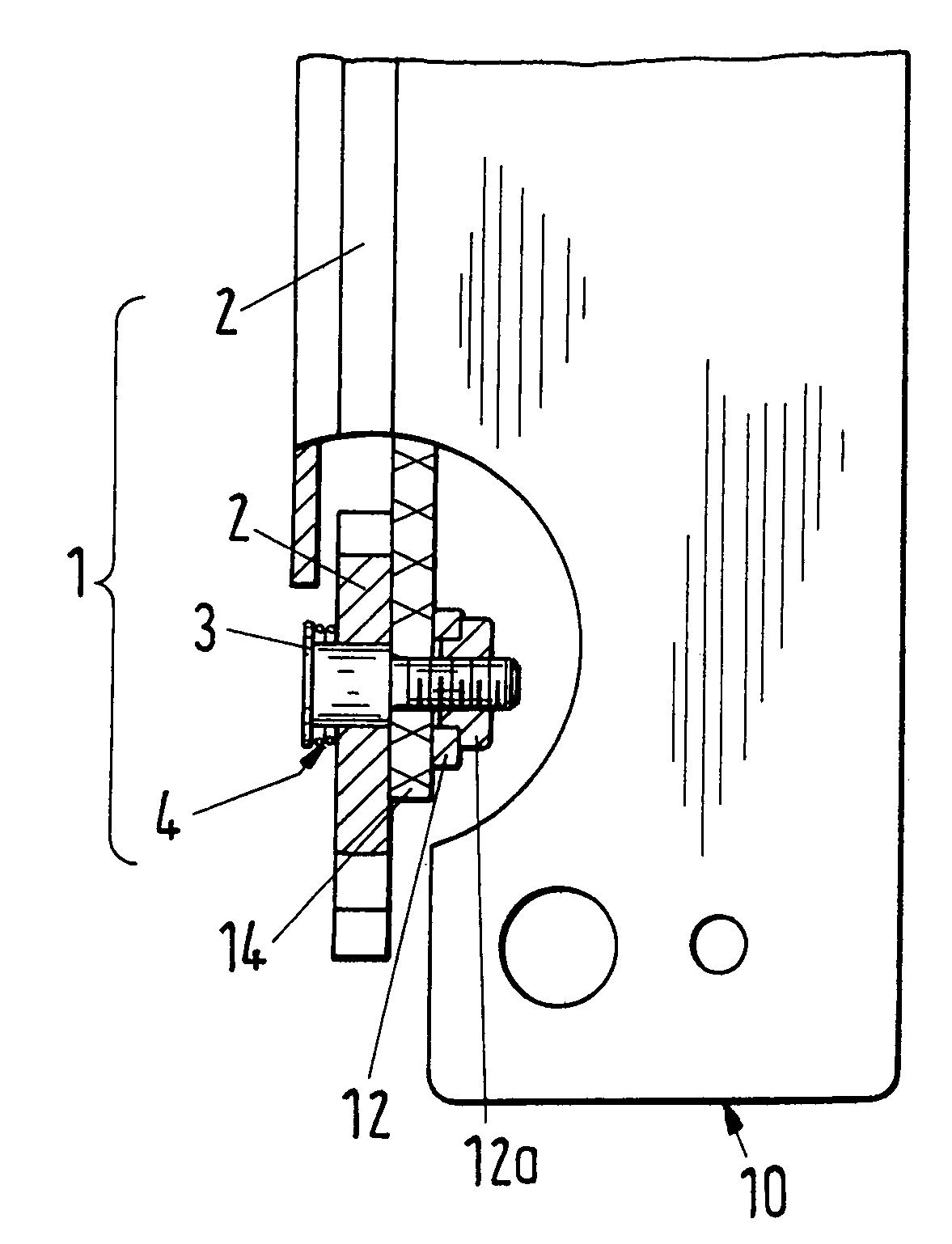 Installation and withdrawal apparatus