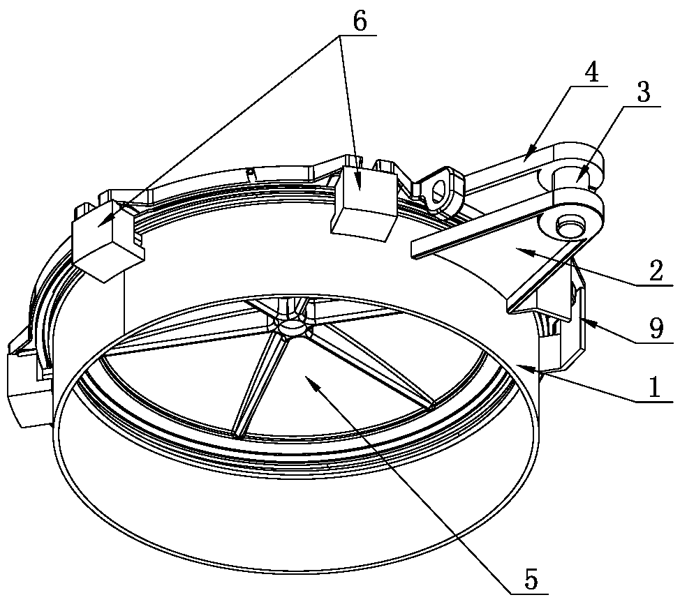 Fast sealing manhole cover