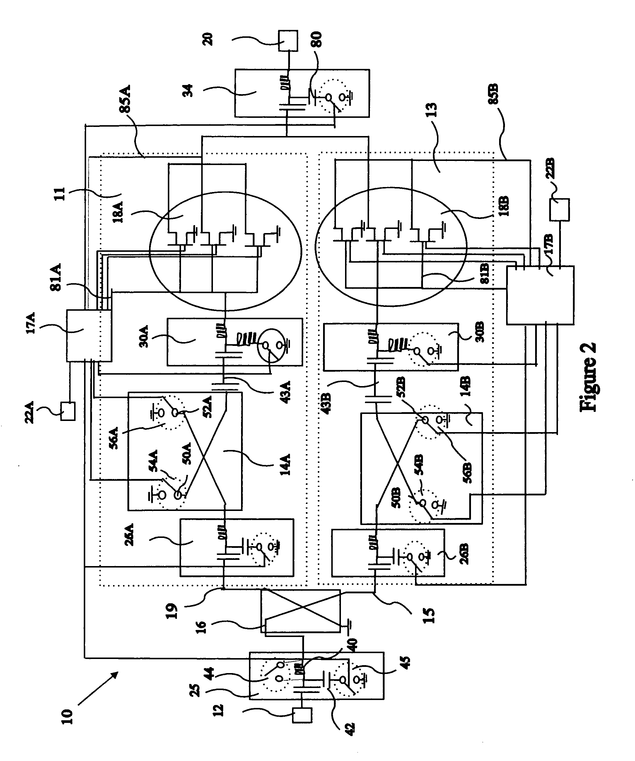 Electronically programmable multimode circuit