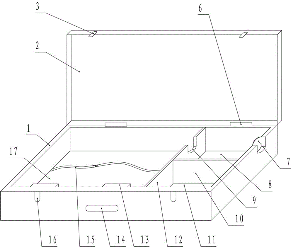 Electrocardiograph carrying box