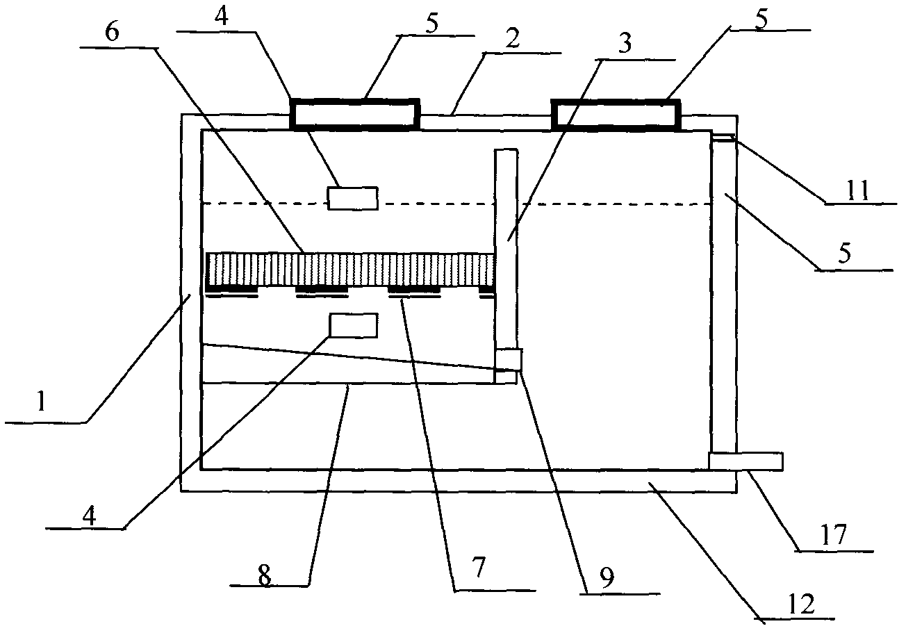 Solid-liquid separation sewage treatment device