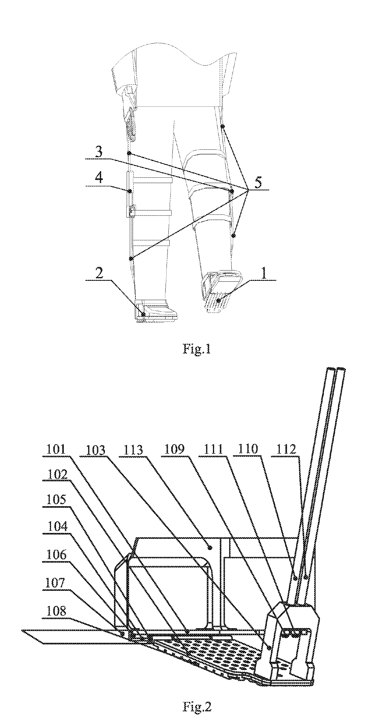 Unpowered Wearable Walking Assistance Knee Equipment With Gait Self-Adaptivity