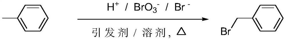 A kind of preparation method of benzyl bromide